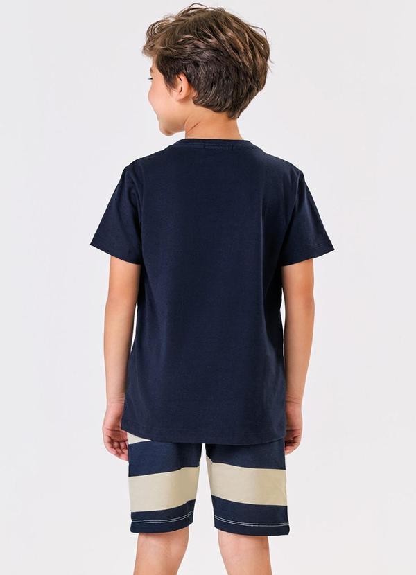 Trick Nick - Conjunto Infantil Camiseta com Bermuda Azul 2