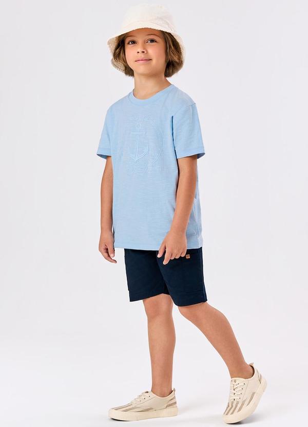 Trick Nick - Conjunto Infantil Camiseta com Bermuda Azul 3