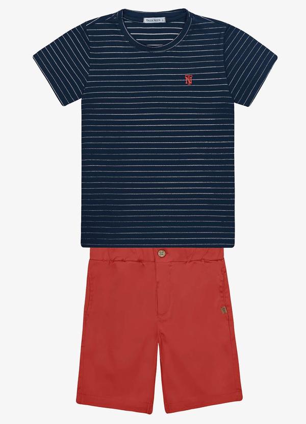 Trick Nick - Conjunto Infantil Camiseta com Bermuda Azul 1