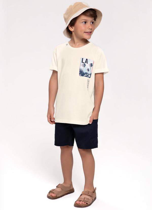 Trick Nick - Conjunto Infantil Camiseta com Bermuda Azul
