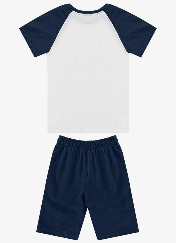 Trick Nick - Conjunto Infantil Camiseta com Bermuda Azul 4
