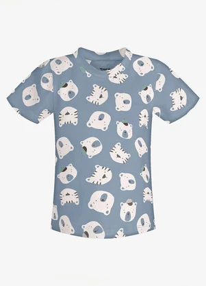 Trick Nick - Conjunto Infantil Camiseta com Bermuda Azul - TRICK NICK
