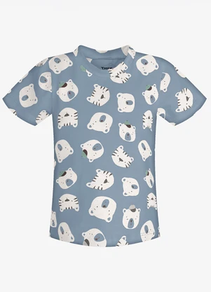 Trick Nick - Conjunto Infantil Camiseta com Bermuda Azul - TRICK NICK