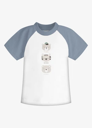Trick Nick - Conjunto Infantil Camiseta com Bermuda Azul - TRICK NICK