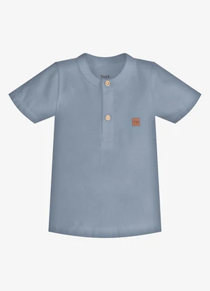 Trick Nick - Conjunto Infantil Camiseta com Bermuda Azul - TRICK NICK