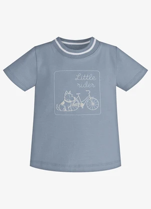 Trick Nick - Conjunto Infantil Camiseta com Bermuda Azul - TRICK NICK