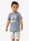 Trick Nick - Conjunto Infantil Camiseta com Bermuda Azul - variação: Azul