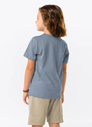 Trick Nick - Conjunto Infantil Camiseta com Bermuda Azul - TRICK NICK
