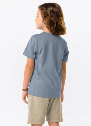 Trick Nick - Conjunto Infantil Camiseta com Bermuda Azul - TRICK NICK