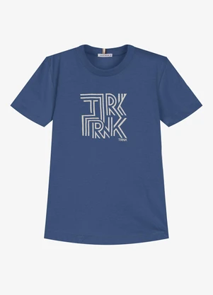 Trick Nick - Conjunto Infantil Camiseta com Bermuda Azul - TRICK NICK