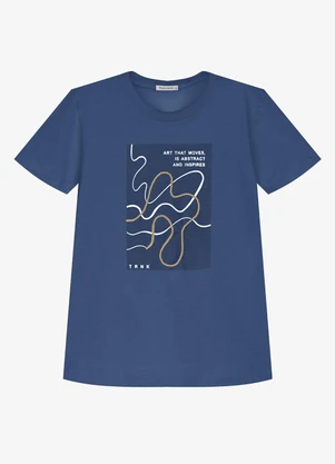Trick Nick - Conjunto Infantil Camiseta com Bermuda Azul - TRICK NICK