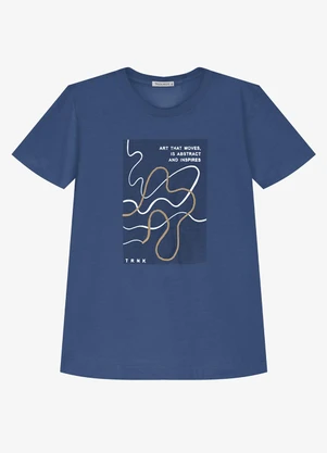 Trick Nick - Conjunto Infantil Camiseta com Bermuda Azul - TRICK NICK