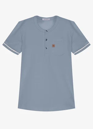 Trick Nick - Conjunto Infantil Camiseta com Bermuda Azul - TRICK NICK