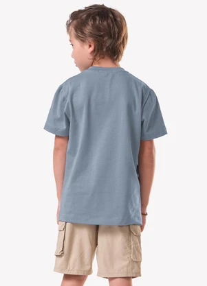 Trick Nick - Conjunto Infantil Camiseta com Bermuda Azul - TRICK NICK
