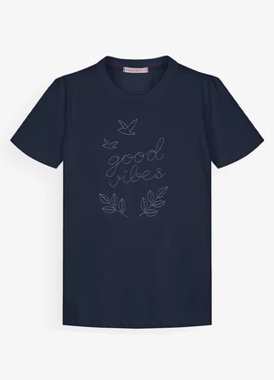 Trick Nick - Conjunto Infantil Camiseta com Bermuda Azul - TRICK NICK