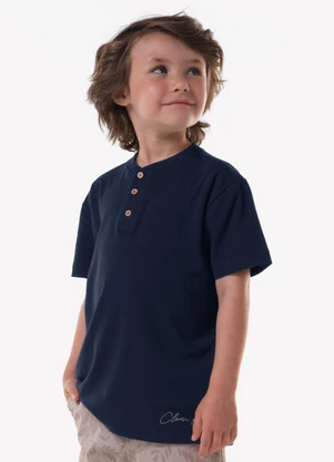 Trick Nick - Conjunto Infantil Camiseta com Bermuda Azul - TRICK NICK