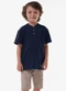 Trick Nick - Conjunto Infantil Camiseta com Bermuda Marrom - variação: Azul