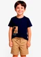 Select - Conjunto Infantil Camiseta com Bermuda Azul - variação: Azul