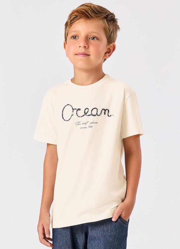 Trick Nick - Conjunto Infantil Camiseta com Bermuda Bege 4