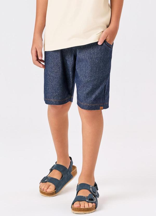 Trick Nick - Conjunto Infantil Camiseta com Bermuda Bege 5