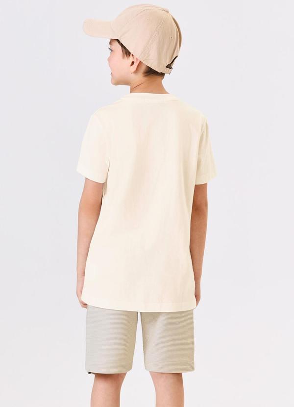 Trick Nick - Conjunto Infantil Camiseta com Bermuda Bege 2