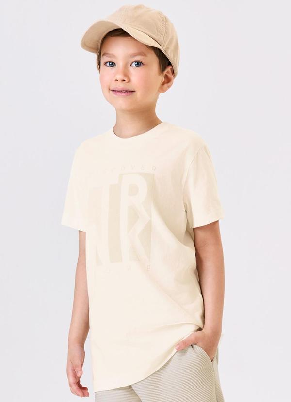 Trick Nick - Conjunto Infantil Camiseta com Bermuda Bege 4
