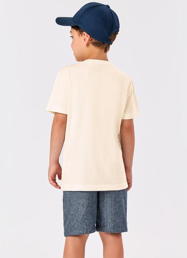 Trick Nick - Conjunto Infantil Camiseta com Bermuda Bege 2