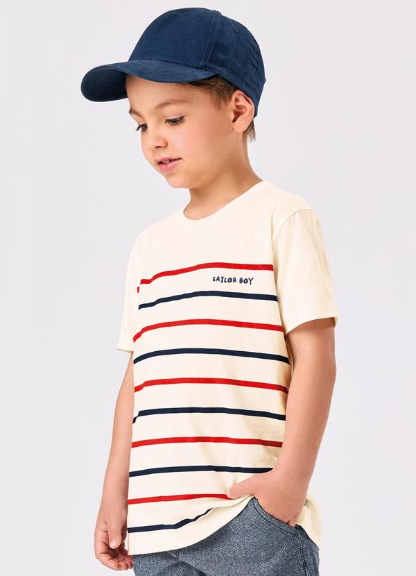 Trick Nick - Conjunto Infantil Camiseta com Bermuda Bege 4