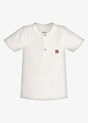 Trick Nick - Conjunto Infantil Camiseta com Bermuda Bege - TRICK NICK