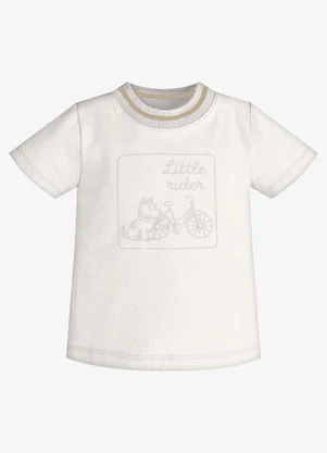 Trick Nick - Conjunto Infantil Camiseta com Bermuda Bege - TRICK NICK