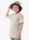 Trick Nick - Conjunto Infantil Camiseta com Bermuda Marrom - variação: Bege