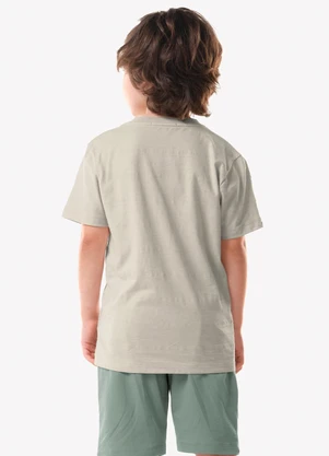 Trick Nick - Conjunto Infantil Camiseta com Bermuda Bege - TRICK NICK