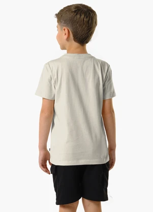 Trick Nick - Conjunto Infantil Camiseta com Bermuda Bege - TRICK NICK