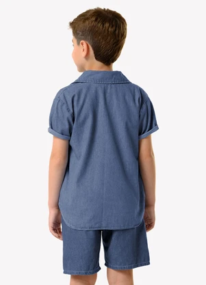Trick Nick - Conjunto Infantil Camiseta com Bermuda Bege - TRICK NICK
