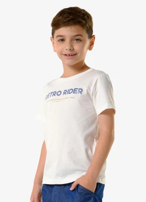 Trick Nick - Conjunto Infantil Camiseta com Bermuda Bege - TRICK NICK