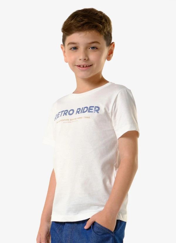 Trick Nick - Conjunto Infantil Camiseta com Bermuda Bege