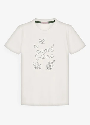 Trick Nick - Conjunto Infantil Camiseta com Bermuda Bege - TRICK NICK