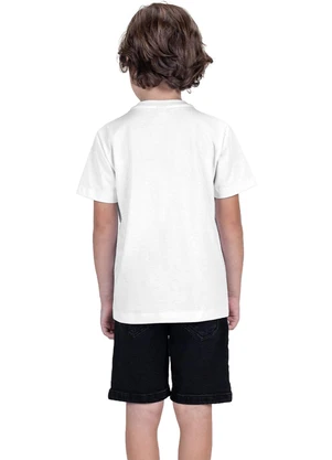 Trick Nick - Conjunto Infantil Camiseta com Bermuda Branco - TRICK NICK