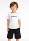 Select - Conjunto Infantil Camiseta com Bermuda Branco - variação: Branco