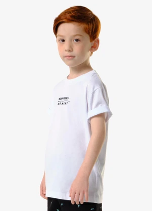 Trick Nick - Conjunto Infantil Camiseta com Bermuda Branco - TRICK NICK