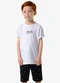 Trick Nick - Conjunto Infantil Camiseta com Bermuda Azul - variação: Branco