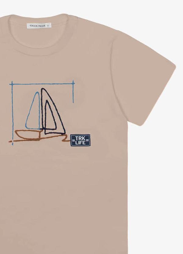 Trick Nick - Conjunto Infantil Camiseta com Bermuda Marrom 2