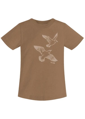 Trick Nick - Conjunto Infantil Camiseta com Bermuda Marrom - TRICK NICK