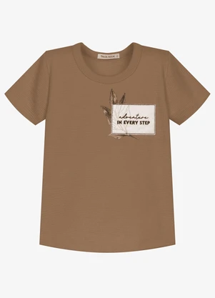 Trick Nick - Conjunto Infantil Camiseta com Bermuda Marrom - TRICK NICK