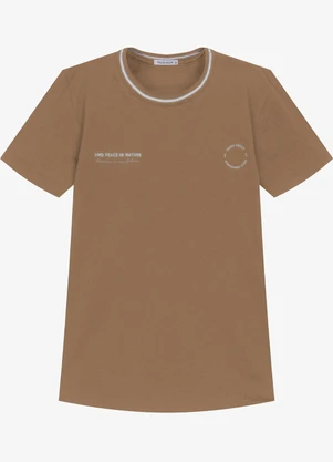 Trick Nick - Conjunto Infantil Camiseta com Bermuda Marrom - TRICK NICK