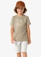 Trick Nick - Conjunto Infantil Camiseta com Bermuda Azul - variação: Marrom