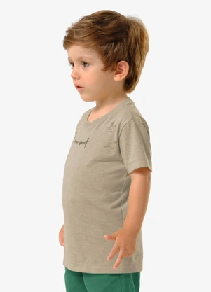 Trick Nick - Conjunto Infantil Camiseta com Bermuda Marrom - TRICK NICK