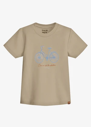 Trick Nick - Conjunto Infantil Camiseta com Bermuda Marrom - TRICK NICK