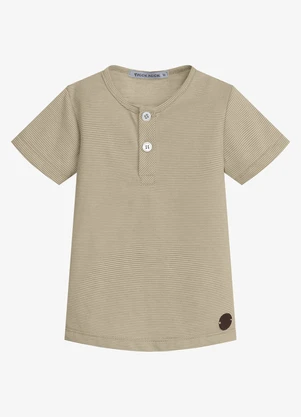 Trick Nick - Conjunto Infantil Camiseta com Bermuda Marrom - TRICK NICK