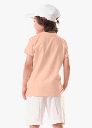 Trick Nick - Conjunto Infantil Camiseta com Bermuda Rosa - TRICK NICK